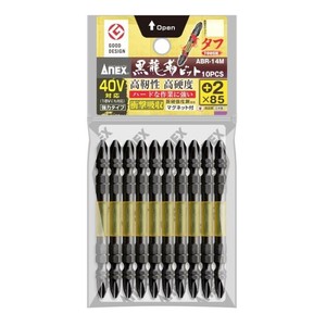 アネックス(ANEX) 黒龍靱ビットタフ 10本組 +2×85 ABR-14M