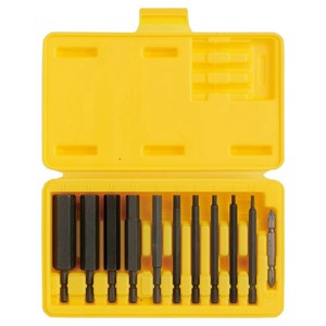 トップ工業(TOP) 電動ドリル用 ヘックスビットセット (プラスチックケース付) EHB-10000S