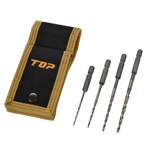 トップ工業(TOP) 電動ドリル用 六角シャンクテーパー下穴錐 4本セット ETK-2050DKS