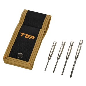 トップ工業(TOP) 電動ドリル用 六角シャンク鉄工ドリル 4本セット ETD-2035DKS