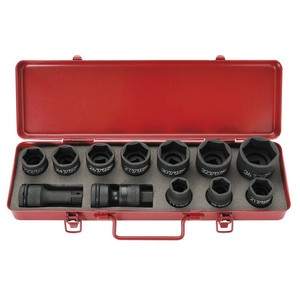 トップ工業(TOP) インパクトレンチ用 ソケットセット 差込角12.7mm 六角 PT-1736XUS