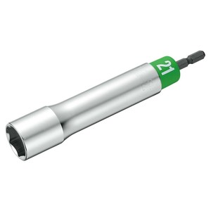トップ工業(TOP) 電動ドリル用 αソケット ロングタイプ 六角 対辺寸法21mm EDX-21L
