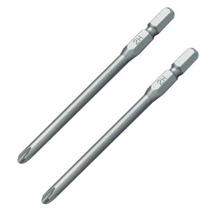 トップ工業(TOP) 電動ドリル用 ドライバビット段付タイプ マグネット付 呼び寸法+No.2 DD2-100P