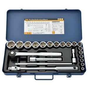 トップ工業(TOP) サーフェイスソケットレンチセット(差込角12.7mm) 22点 SSS-417S