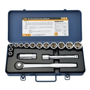 トップ工業(TOP) サーフェイスソケットレンチセット(差込角12.7mm) 16点 SSS-413
