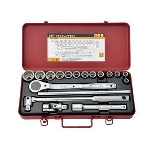 トップ工業(TOP) ソケットレンチセットM(差込角12.7mm) 18点 SWS-413M