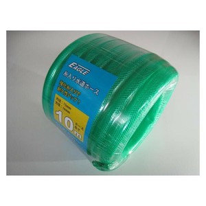 坂謙 資材ツール イーグル糸入ホース 10m 内径15mm×外径20mm 19014110