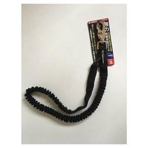 坂謙 ジャッカル布製超強力安全コード5kg 黒 1400mm JKNA-05 19011507