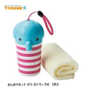 便当用品 迷你毛巾 付背带 1张