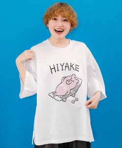 HIYAKEクマ柄シャツ