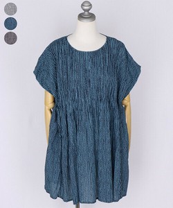 Tunic Pintucked Tunic Stripe 100% Cotton [2025 NEW]