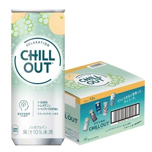 チルアウト リラクゼーション ドリンク 250ml x 12本入 炭酸飲料 ノンカフェイン