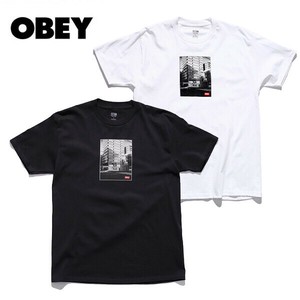 オベイ【OBEY】Osaka Photo Classic T-Shirt Tシャツ 半袖 メンズ レディース トップス ロゴ フォト