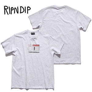 リップンディップ【RIPNDIP】IHate Mondays Tee Tシャツ 半袖 ロードナーマル ユニセックス