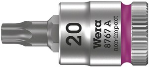 差込角1/4SQ トルクスビットソケット トルクス差込サイズT20 全長28mm