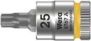 差込角1/4SQ トルクスビットソケット トルクス差込サイズT25 全長28mm