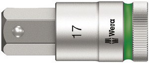 差込角1/2SQ ヘックスビットソケット(ホールド) 六角差込サイズ17mm