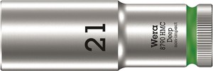 差込角1/2インチ ディープソケット (ZYKLOP) サイズ21mm