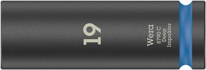 差込角1/2SQ ディープインパクトソケット ヘックス サイズ19mm