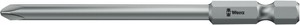 プラスネジ用 ドライバービット 差込6.35mm 刃先サイズ+3 全長110mm