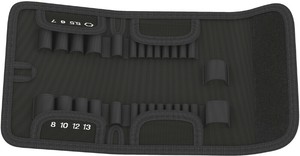 9415 対応サイズ1/4インチ ソケット&ビット収納折畳ポーチ サイズ170×130mm