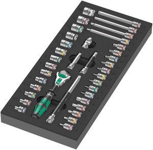 9720 ウレタン入り 1/4ソケットレンチセット 37点