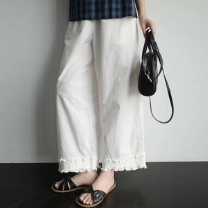 カジュアルパンツ 九分丈 無地 ゆったり 快適 レディース ファッション  MBQ742