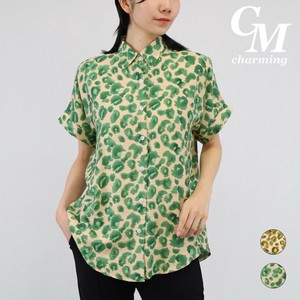 Button Shirt/Blouse Printed