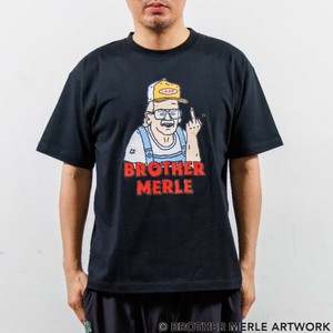RSC×BROTHERMERLE FU●K じいちゃんT-SHIRT