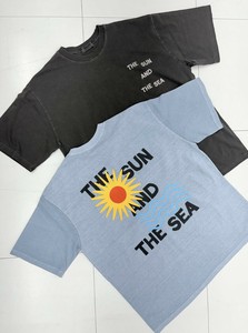 【2025春夏新作】SUNピグメント半袖Tシャツ<ユニセックス>
