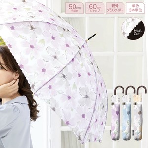 《一部特価：6月末まで限定》【中谷】エアリーフラワー 長傘&折りたたみ傘 折傘 花柄