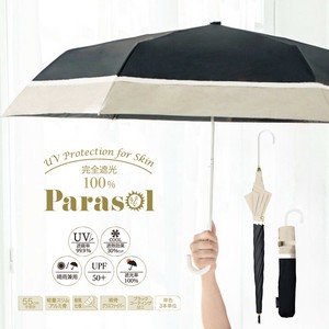 《特価：6月末まで限定》【中谷】UVトライカラー 長傘&折りたたみ傘 晴雨兼用 耐風 UVケア