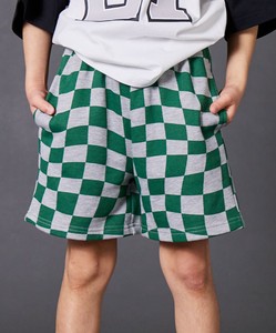 【PAIRMANON STREET】裏毛 総柄 プリント ショートパンツ