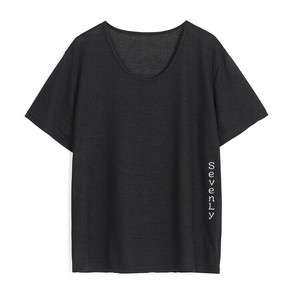 人気上昇 薄手UネックニットTシャツ Tシャツ 無地「2025新作」
