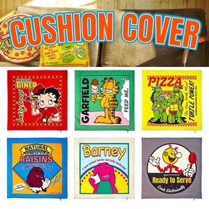 【リラックス タイムのお供に♪】【アメキャラ祭り！】CUSHION COVER  ◾️クッションカバー