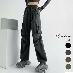 パンツ《ストレートシルエットパラシュートカーゴパンツ 全4色 3サイズ》
