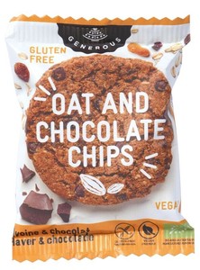 オアシス 有機グルテンフリークッキー　オーツ麦チョコチップ 1枚