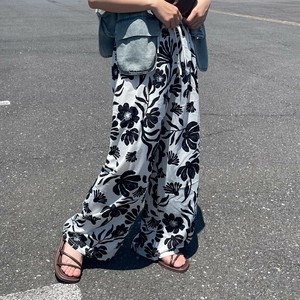 Full-Length Pant Floral Pattern Summer Wide Pants [2025 NEW]