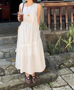 Casual Dress Design Gathered Dress