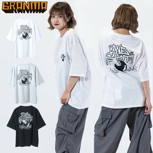 【SPECIAL PRICE】GRANMA 20/-天竺 発泡タギングロゴ 半袖Tシャツ