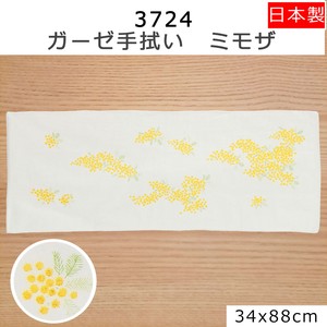 日式手巾 黄色 纱布 日本制造