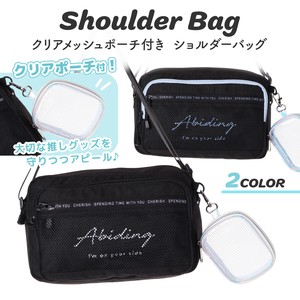 "Oshikatsu Item" Shoulder Bag Polyester Clear [2025 NEW]