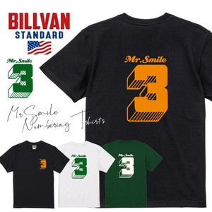 T-shirt BILLVAN Rings Short-Sleeved T-Shirt Smile