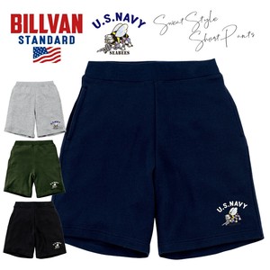 五分裤 BILLVAN 印花 S尺寸 绒布 短款