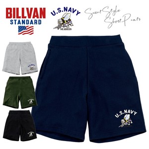 五分裤 BILLVAN 印花 S尺寸 绒布 短款