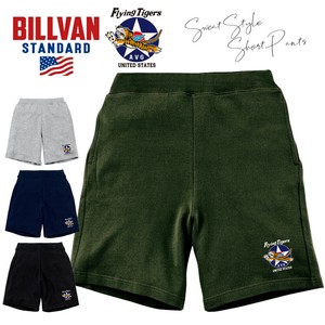 五分裤 BILLVAN 印花 绒布 短款