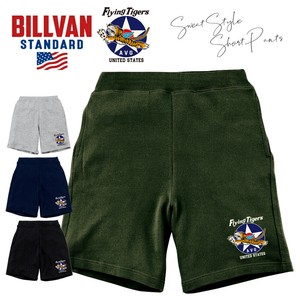 五分裤 BILLVAN 印花 绒布 短款