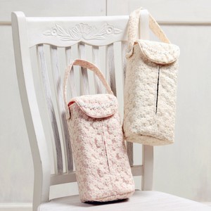 フラワー刺繡　【フェアリーベールシリーズ】　ハングティッシュボックスカバー　小花柄刺繡