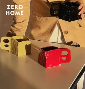 角型 マグカップ オリジナルデザイン イレギュラー 手摘み
