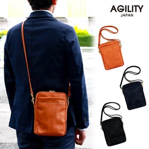 Shoulder Bag Lightweight Genuine leather Made in Japan